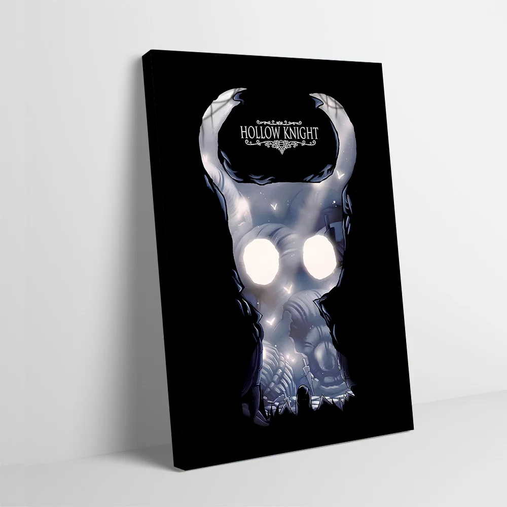 Hollow Knight Game Printing Poster Custom Pictures Wall Art Canvas Painting Gift for Interior Accessories Room Ornaments Mural