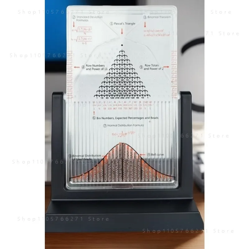 Galton nail plate normal distribution probability demonstration model,desktop decompression ornament