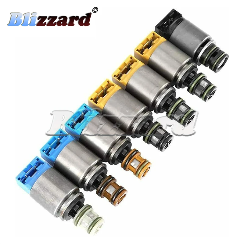 7PCS Valves Transmission Solenoids 6HP19 6HP26 6HP32 for BMW for AUDI Gearbox Solenoid Valve Set Vites 1068298044 1068298045