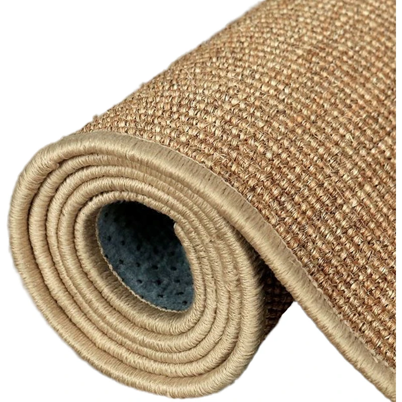 

Natural Sisal Carpet Living Room Coffee Table Mat Customized Size Modern Simple Durable Wear-resistant Area Carpet Made in China