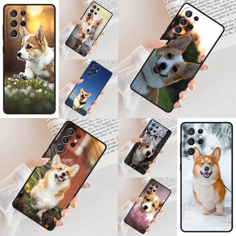 Corgi Welsh Corgi Dog Cell Phone Case for Samsung Galaxy S26 Ultra S25 S24 S23 S22 S21 S20 Note10 Cover