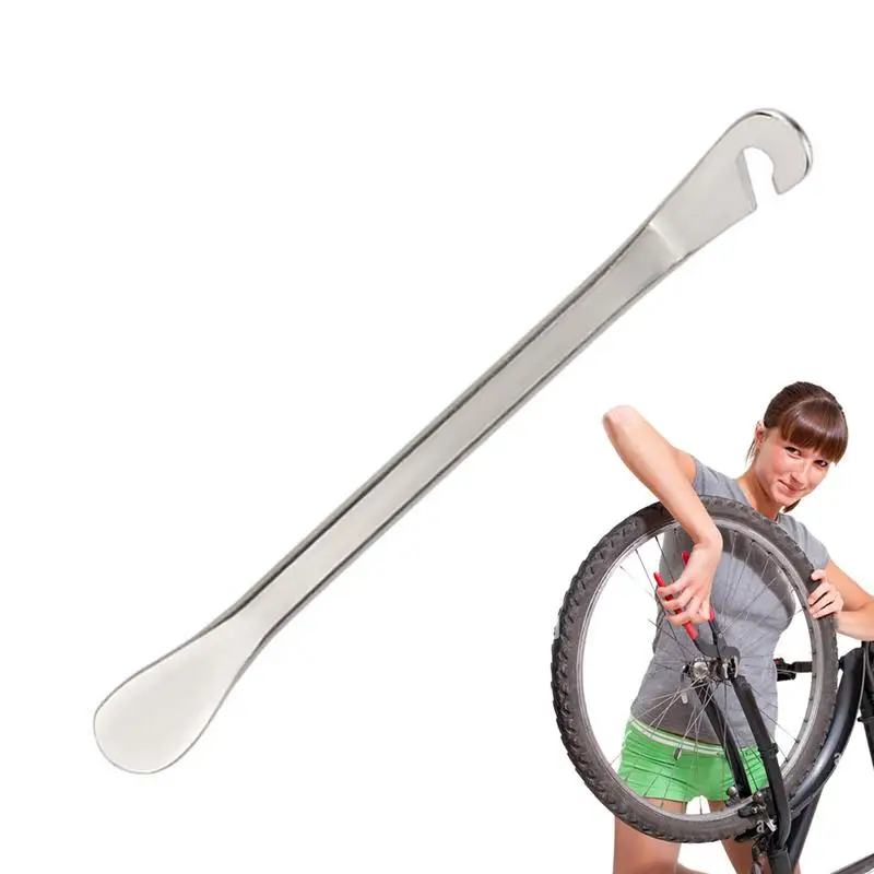 1pc ferramenta removedor de tubo de alavanca de pneu de bicicleta de aço inoxidável abridor de pneu barra de corvo mt b ferramentas de reparo de roda de ciclismo de estrada