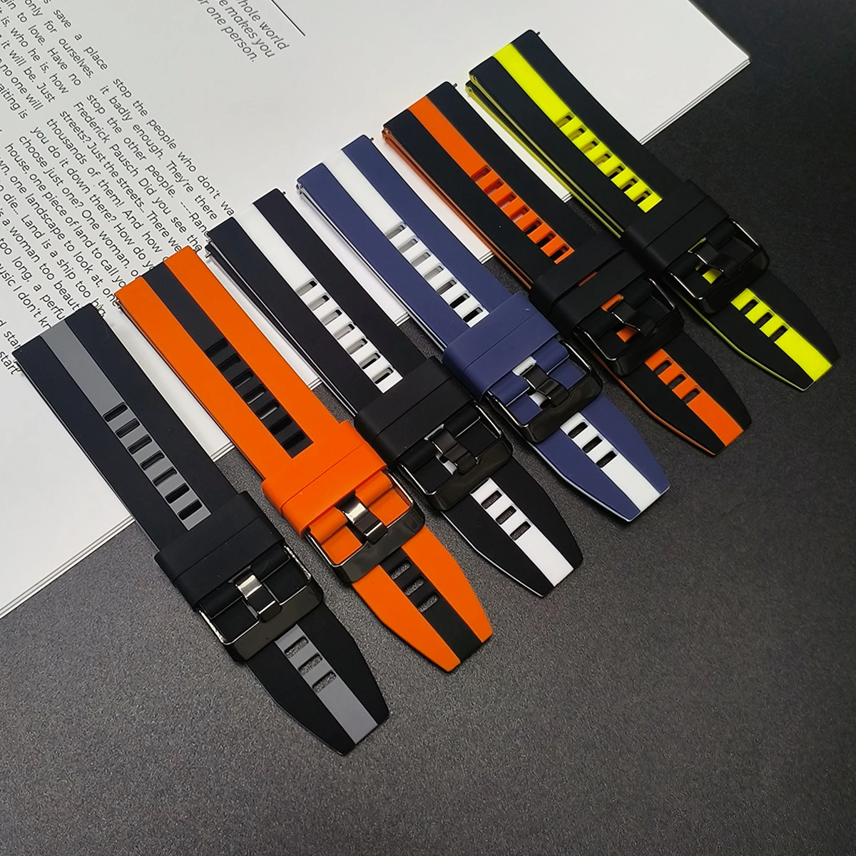 20/22mm Silicone Replace For Huami Amazfit BALANCE 2/Bip Max 6 5 3 U Strap For Amazfit Cheetah 2 Ultra 48m GTR/GTS Band Bracelet