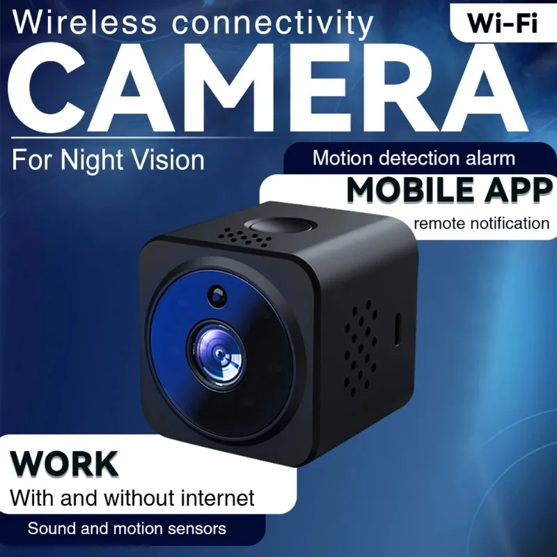 Hd Home Security Camera Motion Detection Home Security HD Video Resolution User-friendly Installation Wear-resistant Material