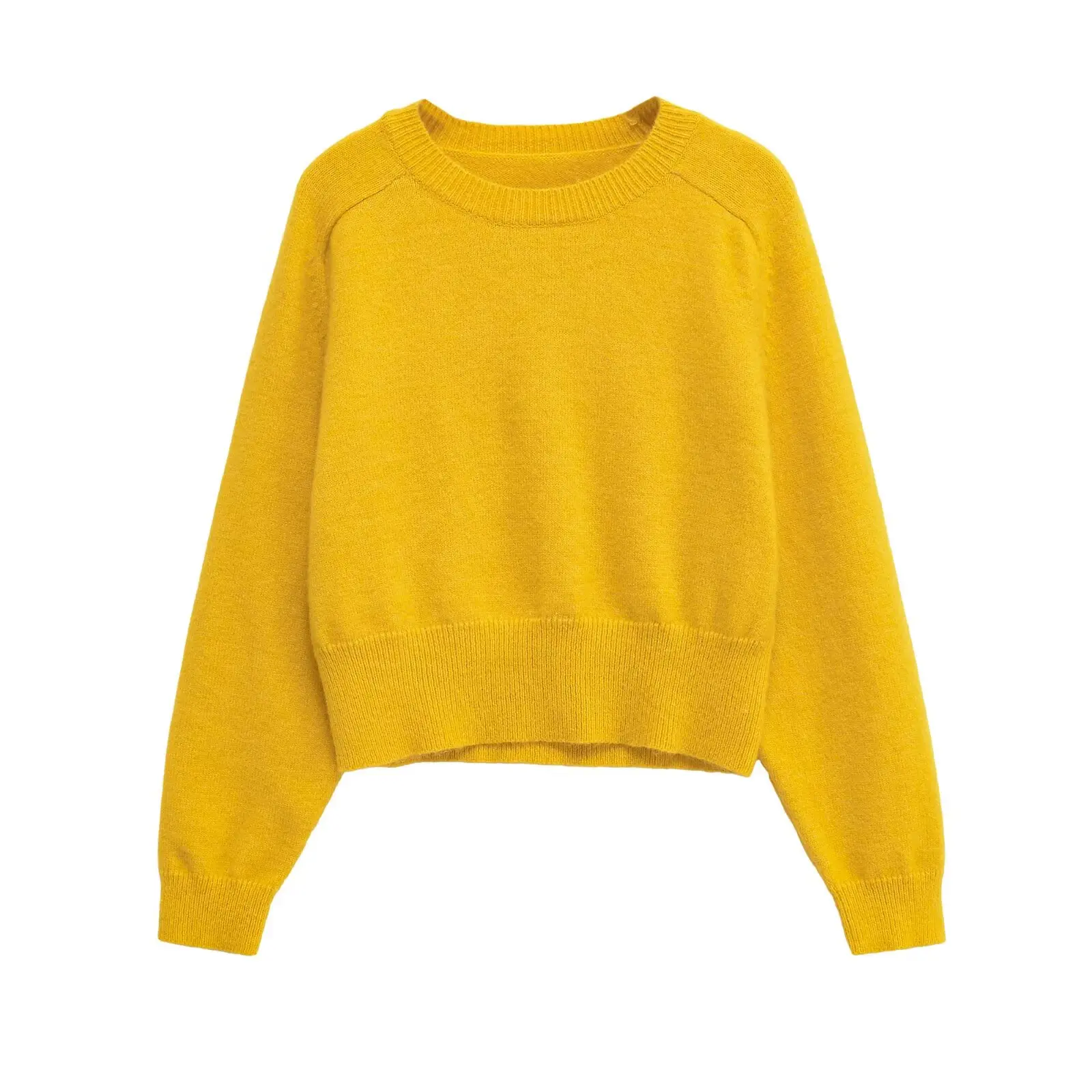 

Мягкий круглый вязаный свитер Ne Long Sve Pure Desire Lazy Sle, модный возрастной универсальный женский топ для похудения