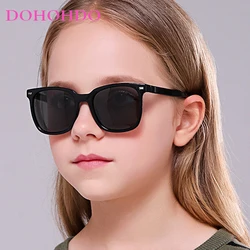 2025 Kids Silicone Sunglasses Polarized 3-10 Years Square Flexile Boys Girls Shades Children TR90 Outdoor Travel Eyewear UV400