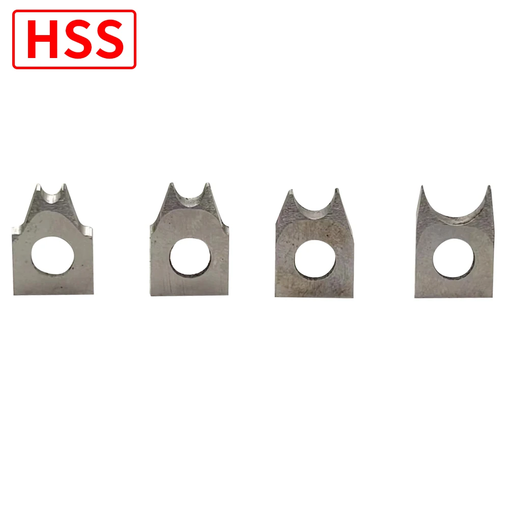 4PCS Interchangable HSS Cutter Hollow Woodturning Tool Gouge For Spindles Of Projects