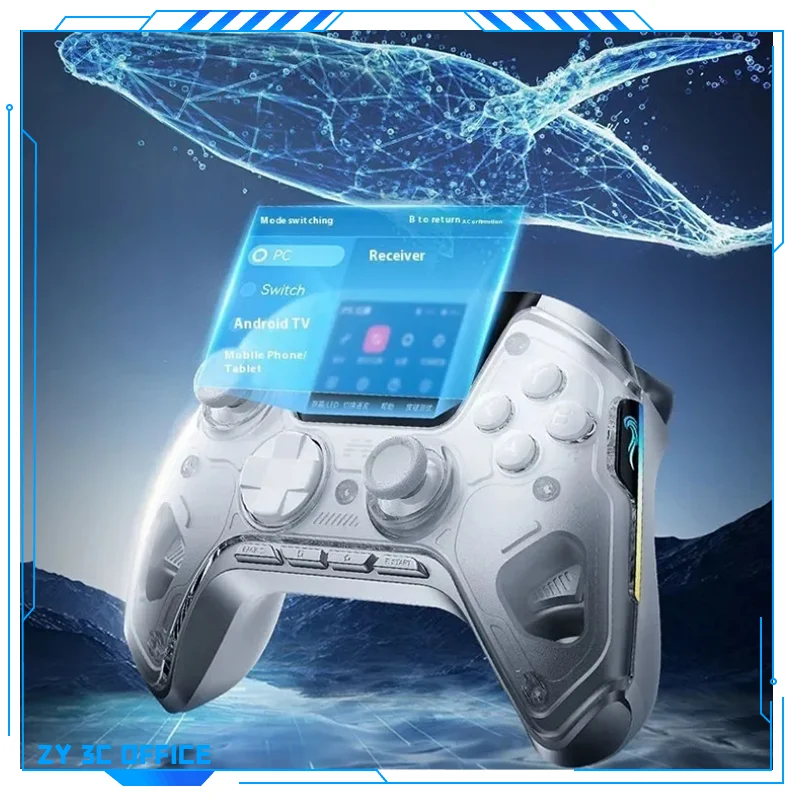 Betop Beitong Kunpeng 50 Smart Gamepad Pc Wireless Bluetooth Joystick Controller Joystick 2 Inch Screen Steam Mobile Customized