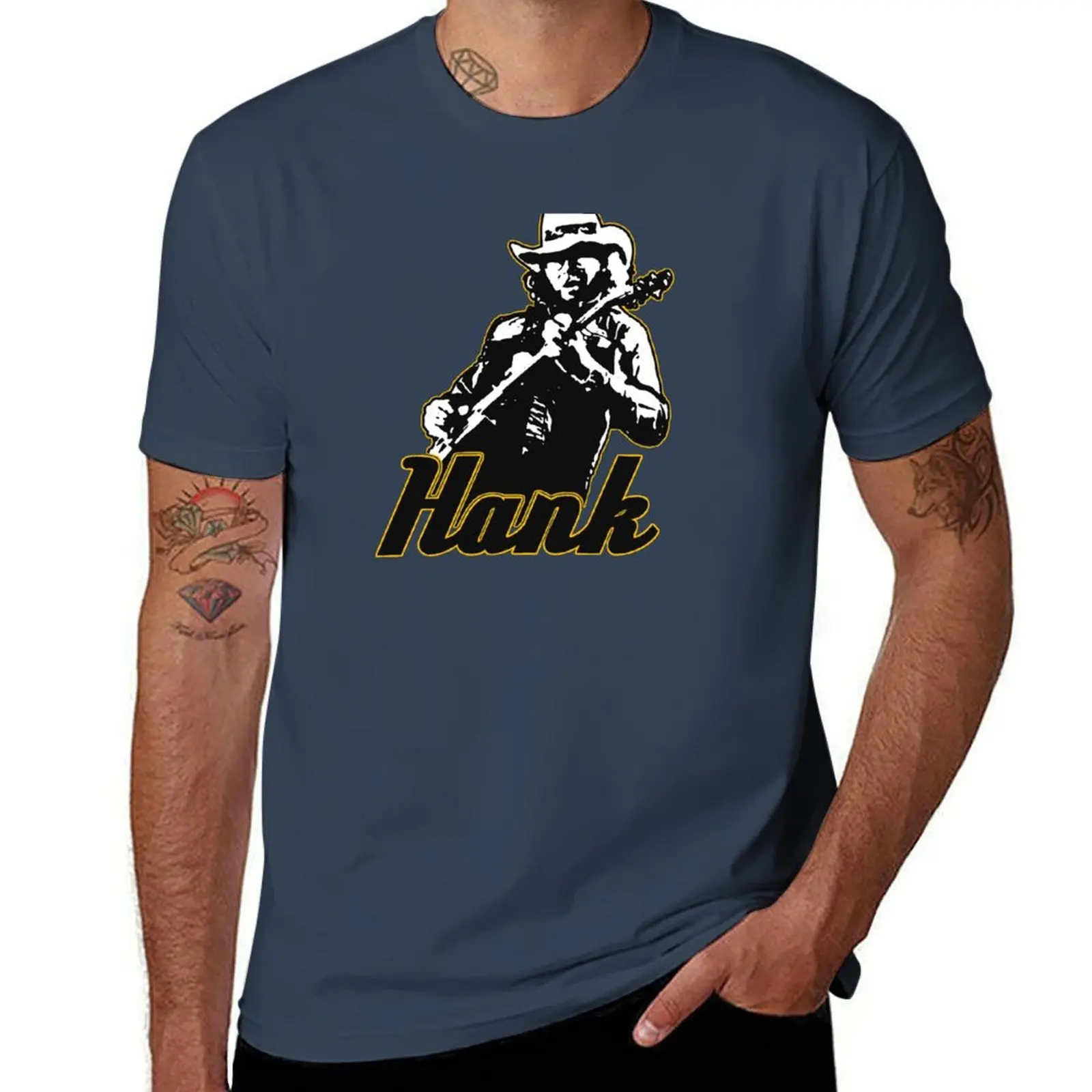 

Hank T-Shirt Work Basic Short Sleeve Top