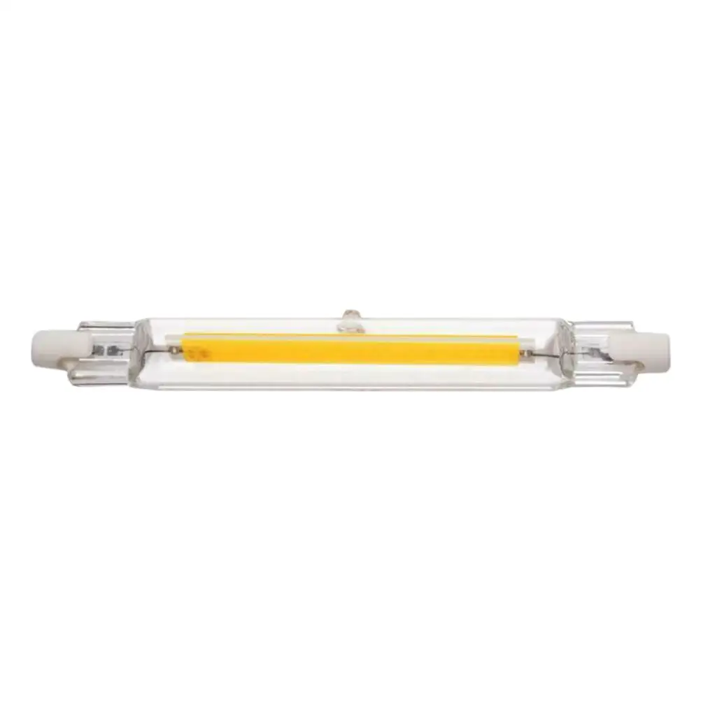 LED Bulb 220V Double Ended Daylight Linear Bulb Replacement Halogen Light (Cold White Light/118mm/7W)
