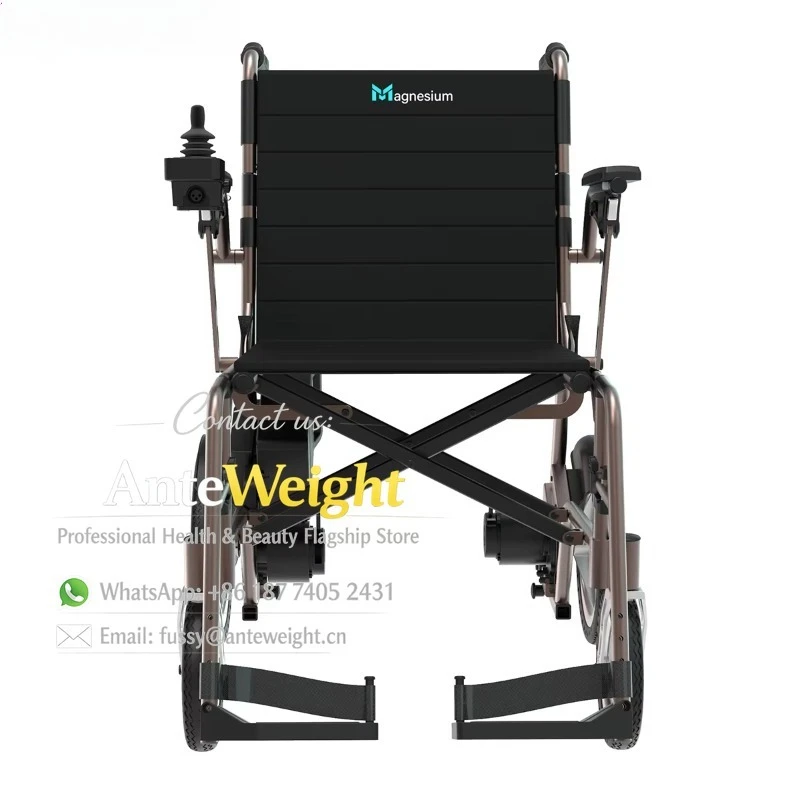 Magnesium Alloy Folding Lightweight Electric Wheelchair Removable Battery 2026