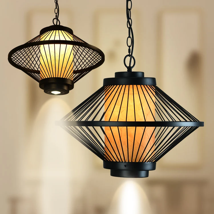 

South East Asia chandelier Thai wrought iron birdcage hotel restaurant hotel private room card seat hot pot restaurant lamp with