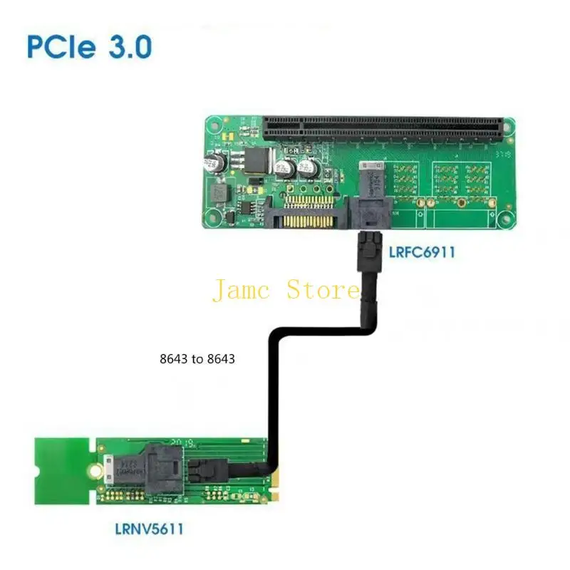 LX0B Improve PC Performances 2 to PCIe3.0 Converters for Enhances Speed 2 Extension Expand Your PC Capabilities