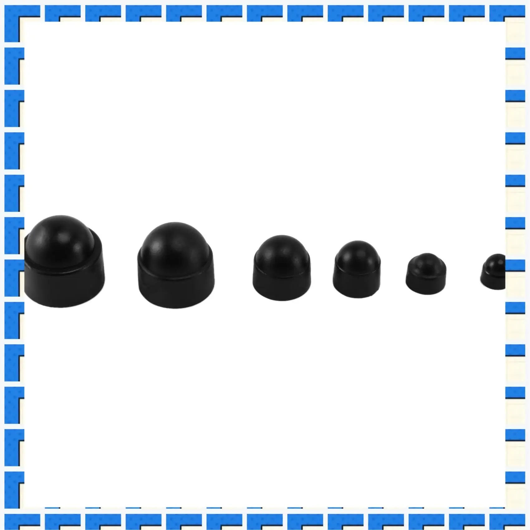 

ABNG 290Pcs Hex Nut Cover Protective M4-M12 Bolt Cap Protection Caps Covers Exposed Hexagon Plastic
