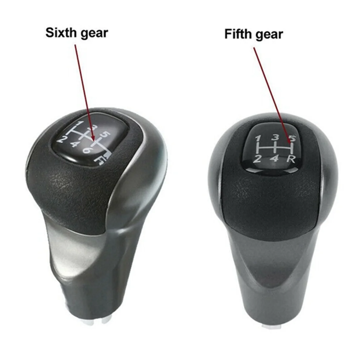 5 velocidades de engrenagem Shift Cabeça Knob, Manual Shift Ball Stick para Honda Civic 2006-2011, 54102-SNA-A02, 3pcs