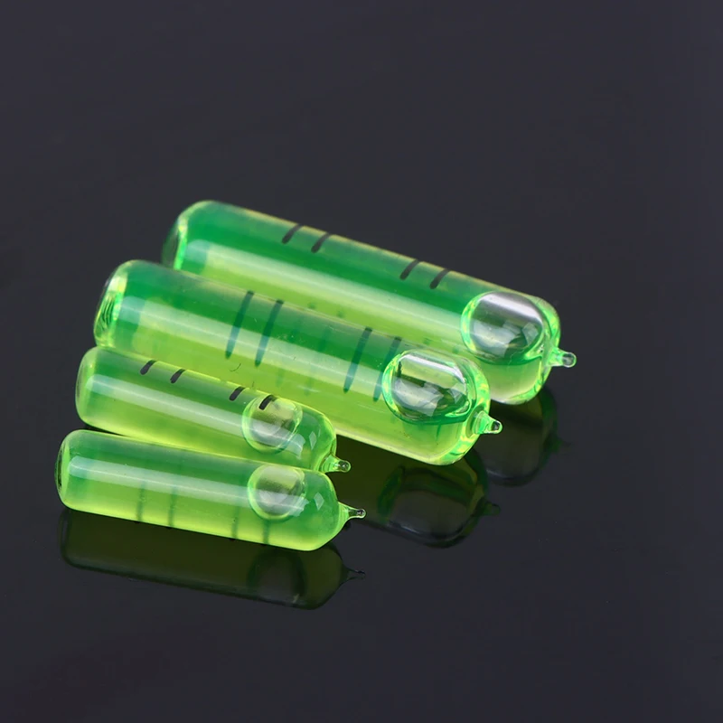 

2PCS High Precision Military Glass Horizontal Bubble Tubular Spirit Level High Borosilicate Level Bubble