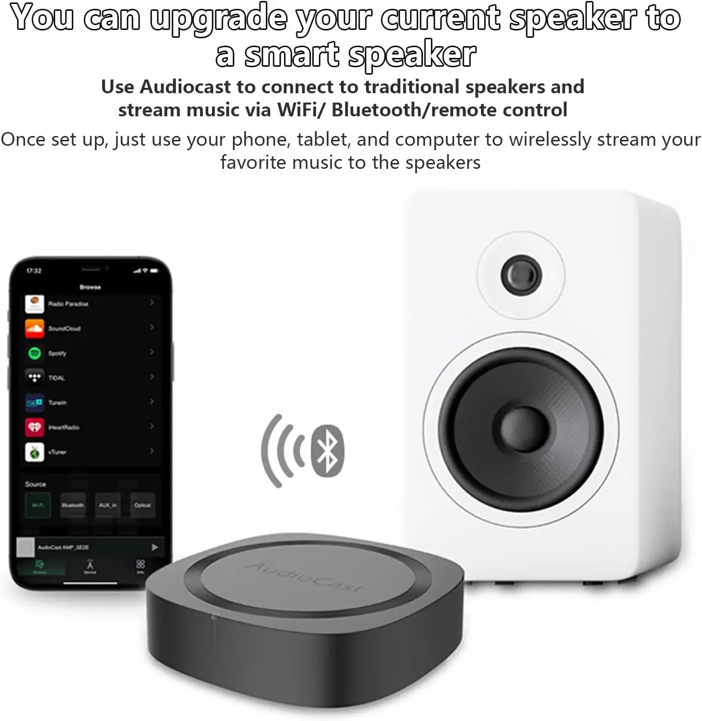 

IEAST AudioCast Pro M20 Airplay Wireless WiFi audio receiver multi room Bluetooth 5.0 music box hifi system Tadil tidal pando
