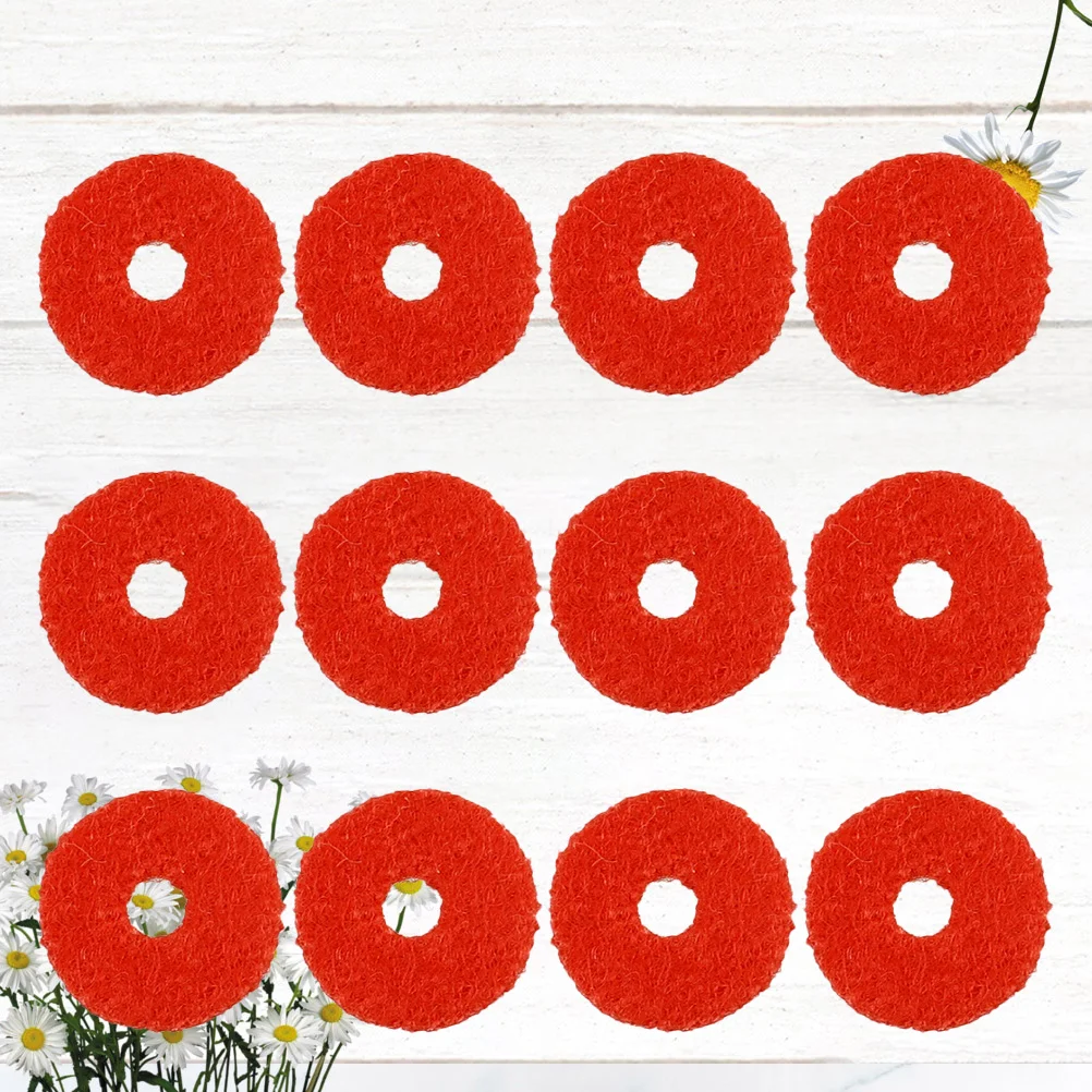 

90Pcs Piano Washer Musical Instrument Parts Felt Wool Small Ring High Pressure Resistant Piano Regulating Accessories