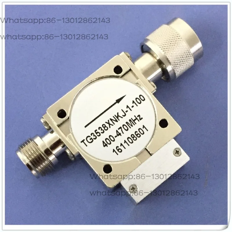 400-470MHz NK-NJ Coaxial RF Isolator For Intercom Transmission System High Performance RF Transmitter Isolator