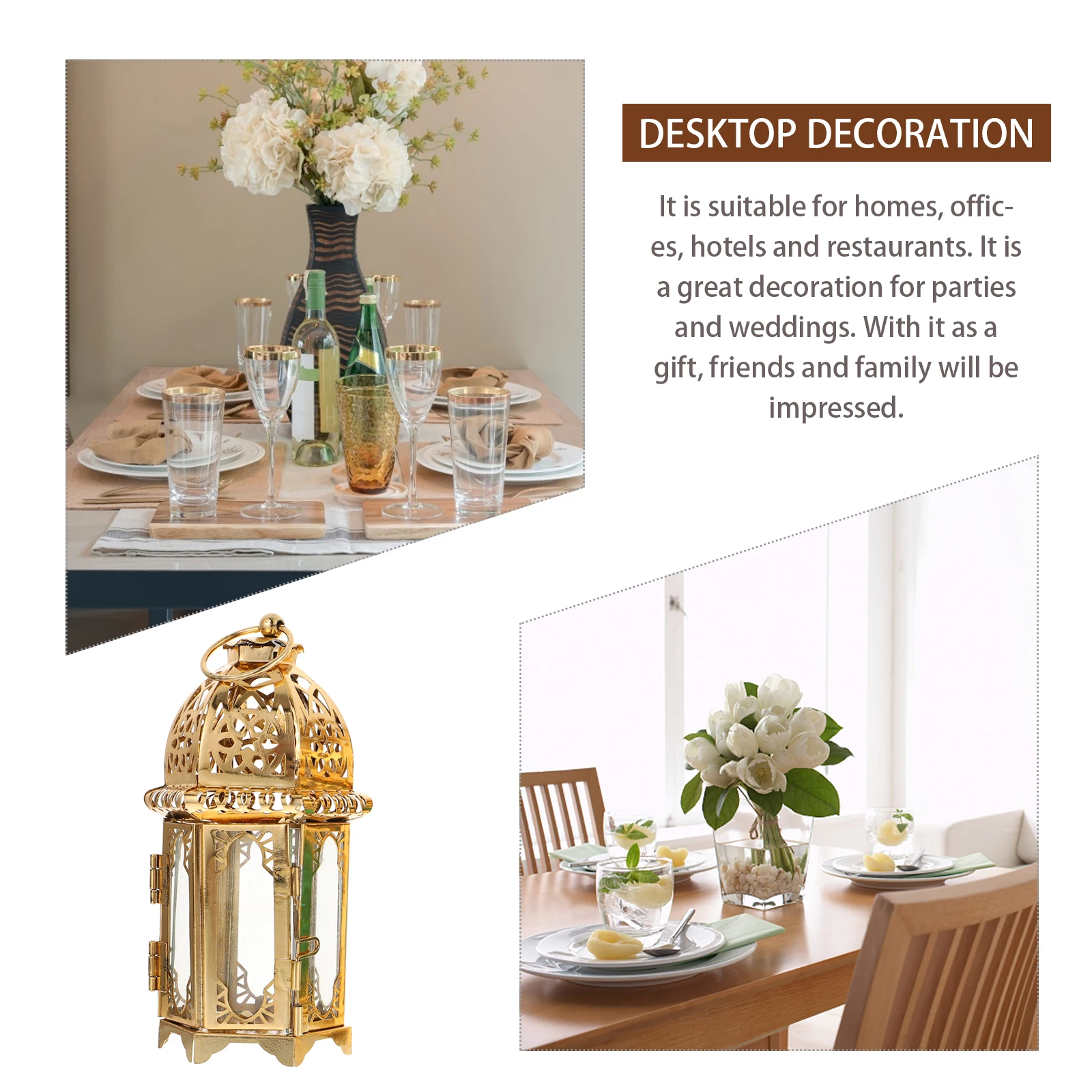 

2pcs European Castle Design Candlestick Vintage Iron Holder For Home Decor Tabletop Ornament Multi-Layer Candlestand