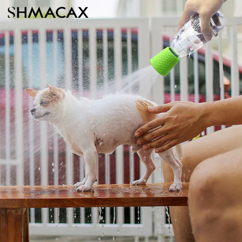 Pet Dog Shower Silicone Pet Shower Head Outdoor Cat Dogs Shower Cleaning Supplies Portable Pets Shower Pet Cleaning Supplies