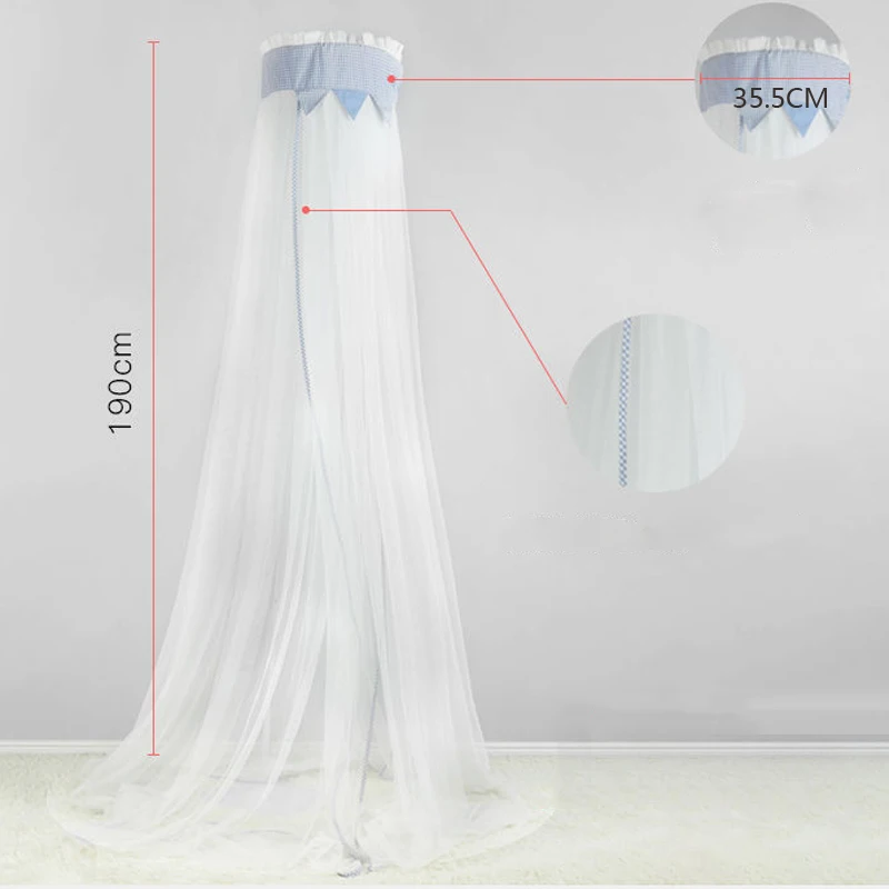 Baby Cot Mosquito Net Floor-standing Children\'s Crib Mosquito Net 5 Gears Height Adjustable Newborn Shading Anti-mosquito Cover