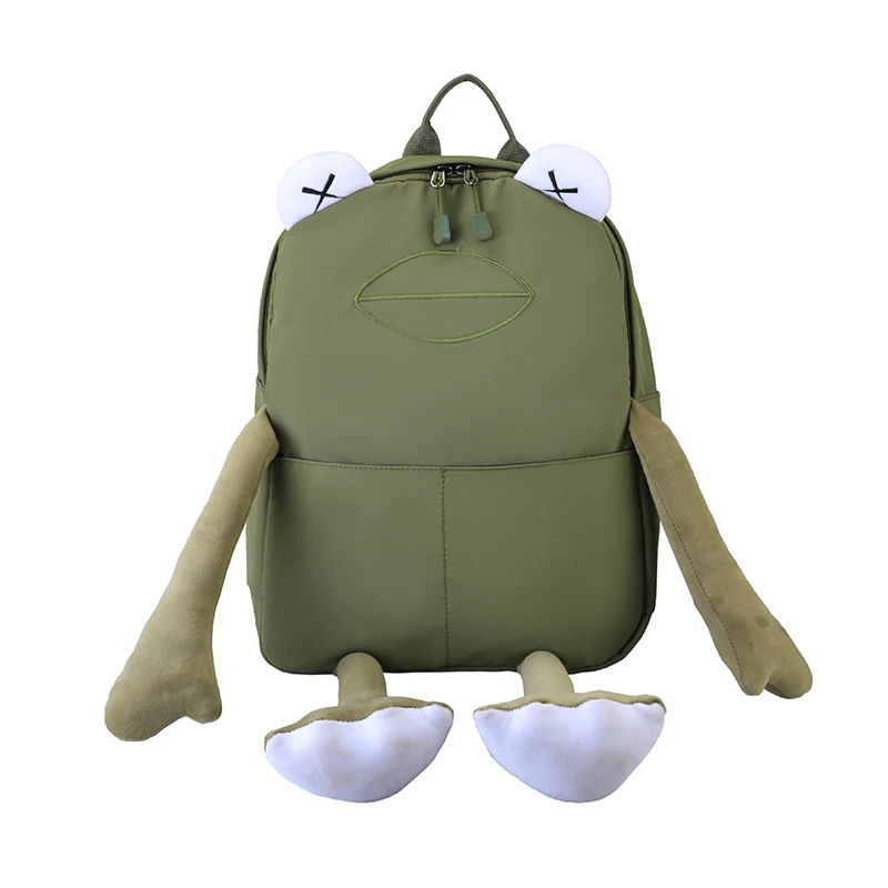 

Frog school bag women's backpack backpack