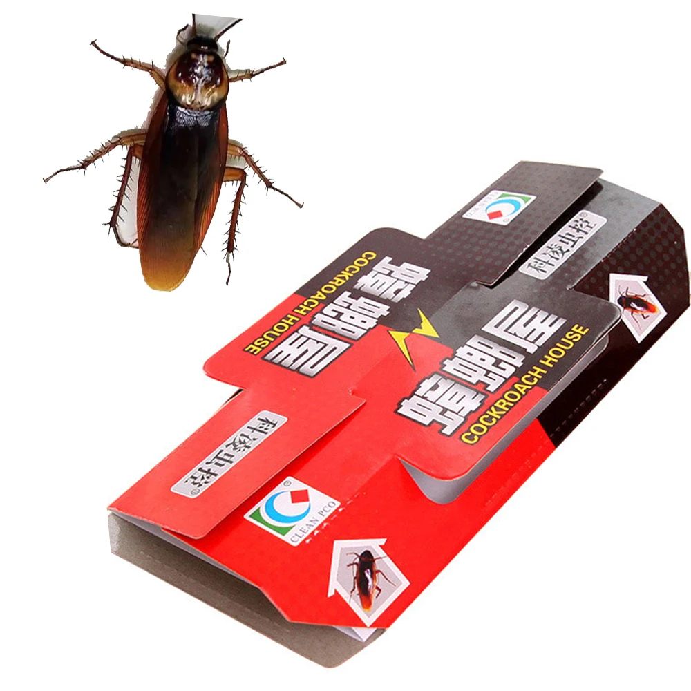 New Cockroach House Cockroach Trap Repellent Killing Bait Strong Sticky Catcher Traps Insect Pest Repeller Eco- friendly