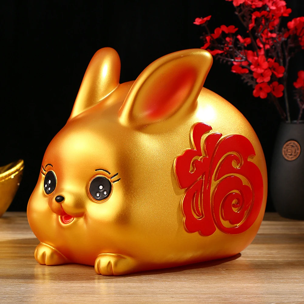 

Adorable Bunny Piggy Bank Large Capacity Funny Money Jar For Kids Desktop Decor Creative Rabbit Saving Pot New Year Gift