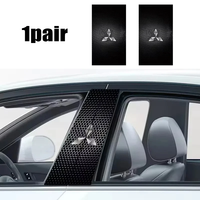 

1 Pair Car B-pillar Scratch Cover Sticker Protective Film for Mitsubishi Lancer Pajero ASX Outlander Eclipse Galant Mirage