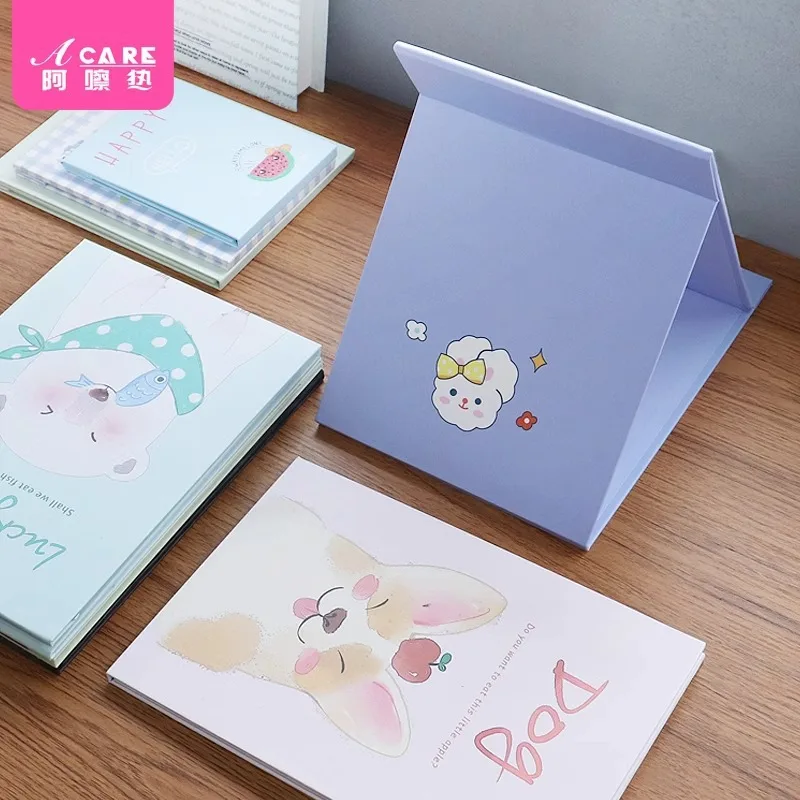 مرآة/قابلة للطي B1- سهلة الاستخدام، غطاء قلاب صغير لسطح المكتب، حجم مرآة الغرور قابلة للطي #4