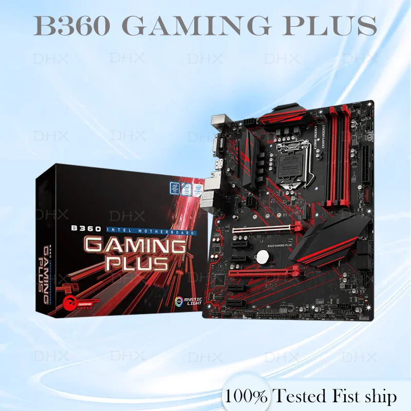 For MSI B360 GAMING PLUS Motherboard LGA 1151 DDR4 64GB ATX Mainboard 100% Tested Fully Work be shipp quickly DH