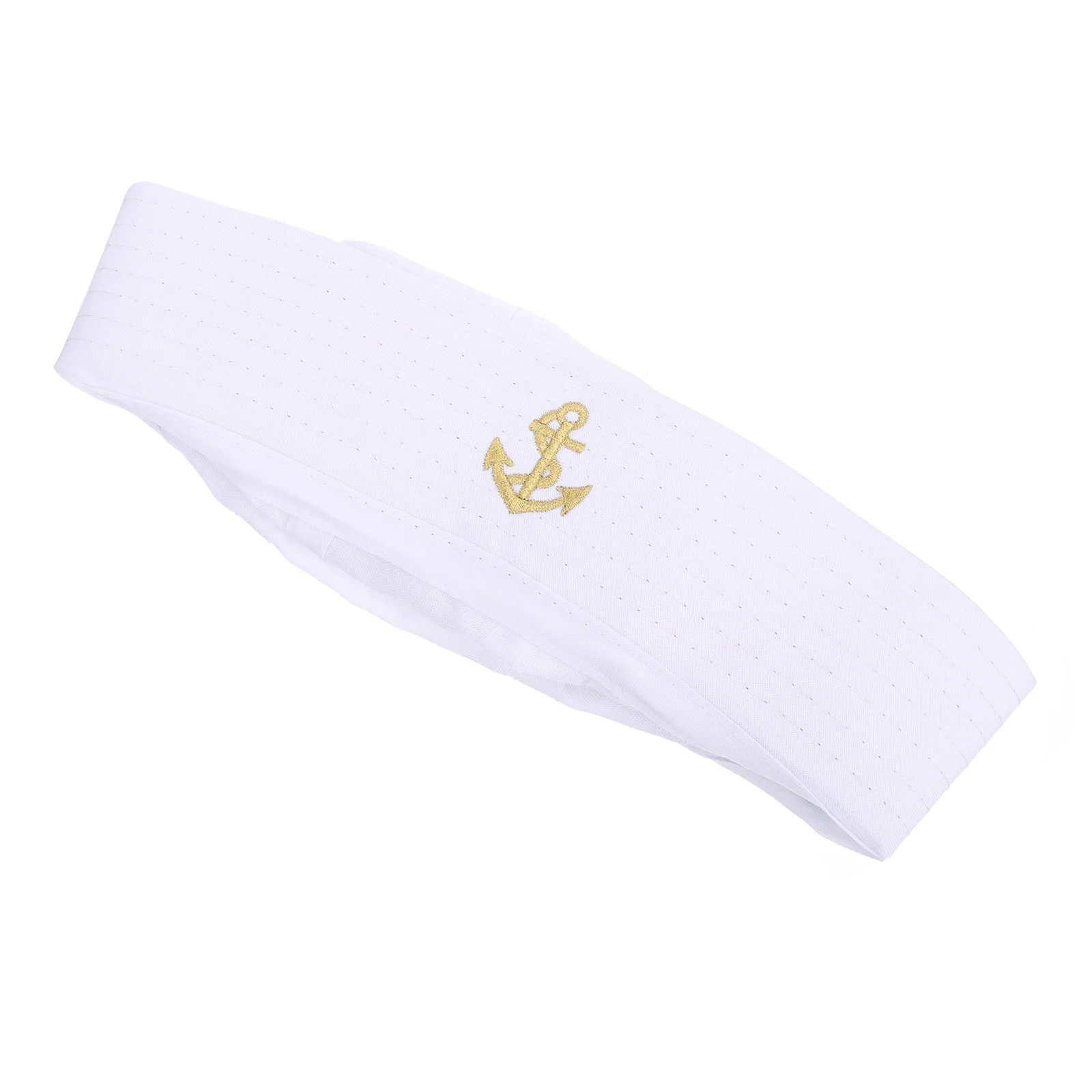1Pcs White Sailor Hat Premium Quality Nautical Costume Captain Hat One Size Fits Most Party Accessory Dome Sailor Hats