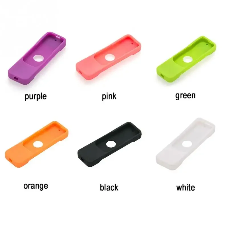 Colorful Silicone Apple TV 4 Remote Control Protective Case Cover Skin Waterproof Dust Storage Bag Organizer Household Protect