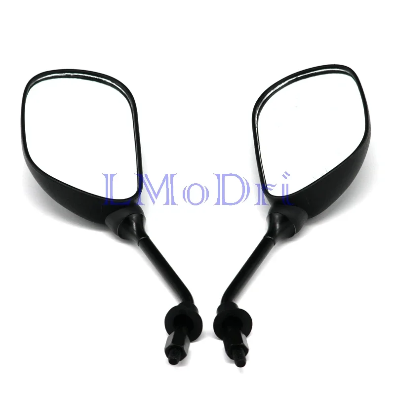 LMoDri 2pcs/lot Motorcycle Rear View Mirror Scooter Electrical Motor E-Bike Back Side Convex mirrors 8mm Universal Refit