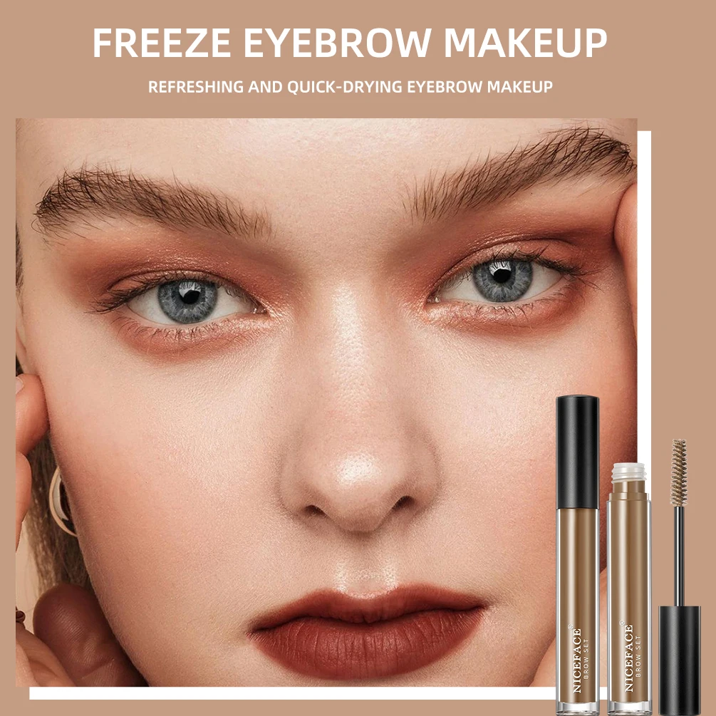 NICEFACE Eyebrow Cream Enhancers Long-lasting Waterproof Eyebrow Pomade Gel For Eyebrow Styling Gel Dye Eyebrow Tint Brow Gel