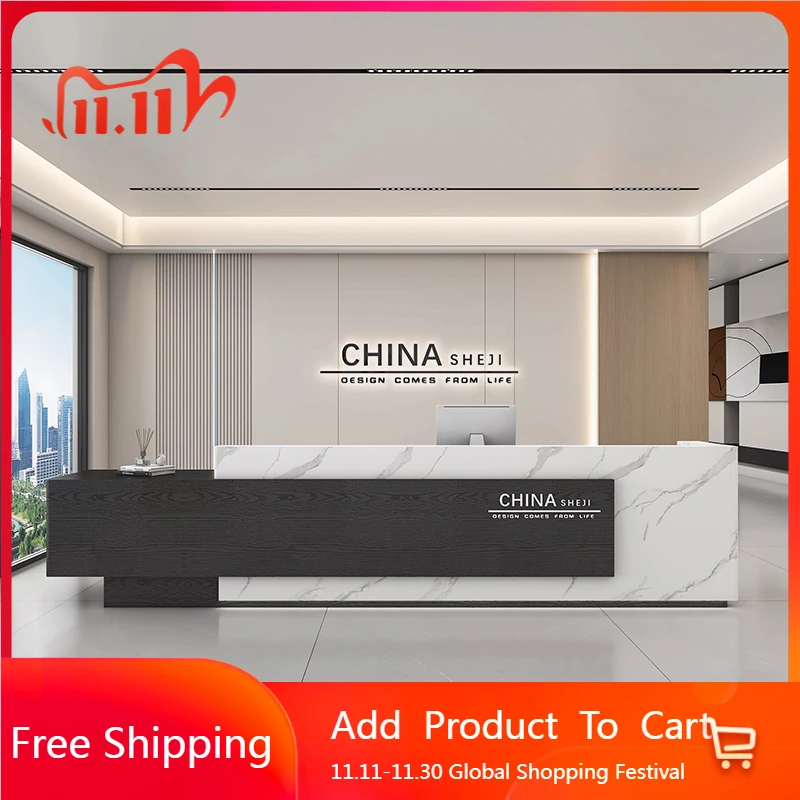

Luxury Modern Reception Desks Unique Hotel Display European Organizers Reception Desks Executive Bureau Commercial Furniture