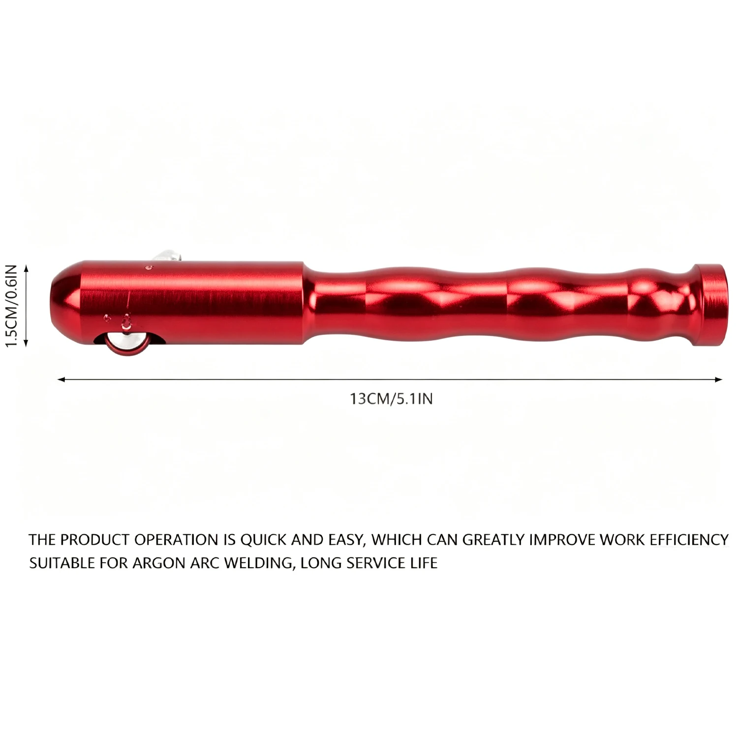 TIG Welding Finger Feeder Pen Anti Slip Ergonomic Weld Rod Holder for 1.0-3.2mm Filler Wire