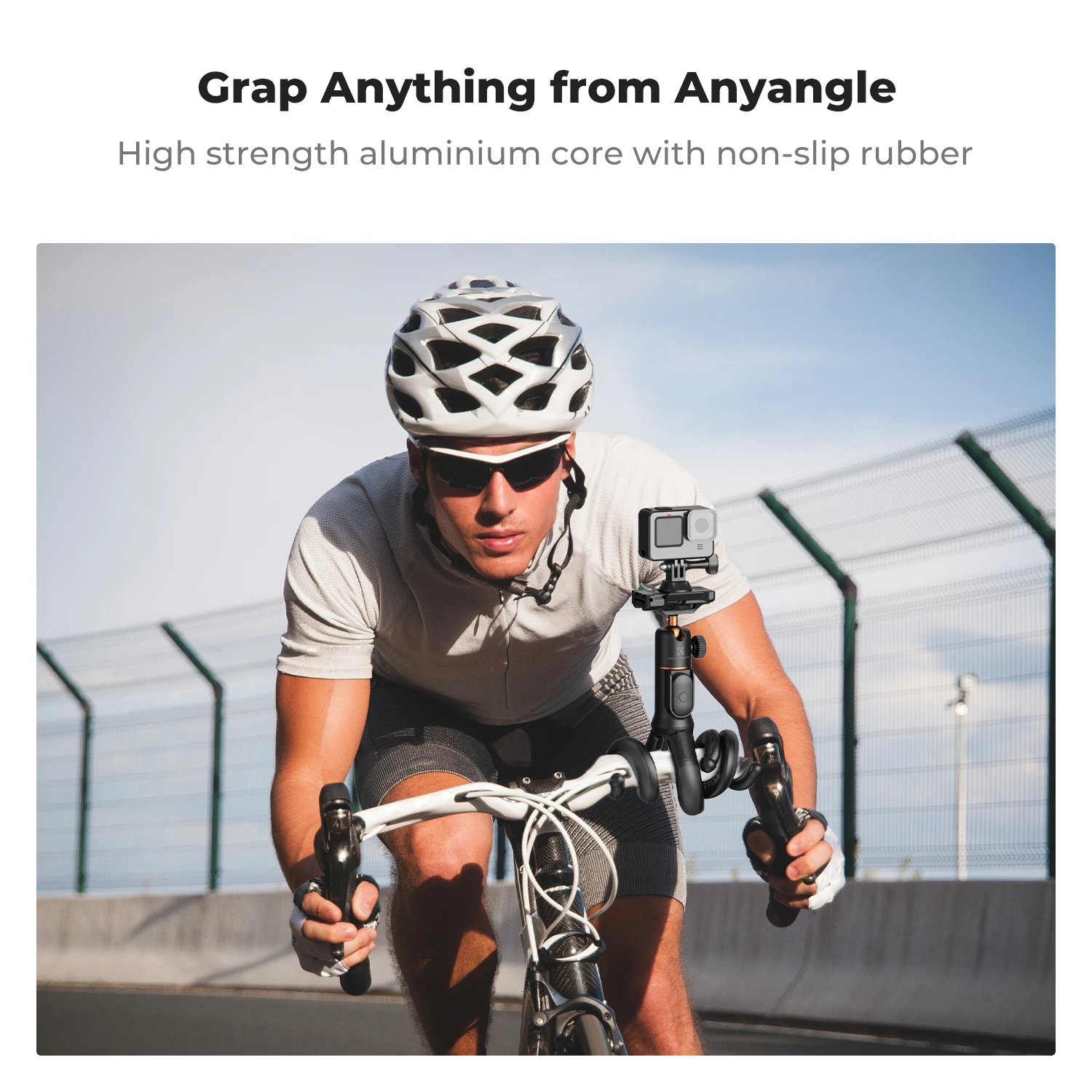 K&F Concept Выдвижной гибкий штатив для камеры телефона с дистанционным управлением, небольшие штативы 24 дюйма для iPhone 16 15 Pro Samsung Canon Nikon Sony