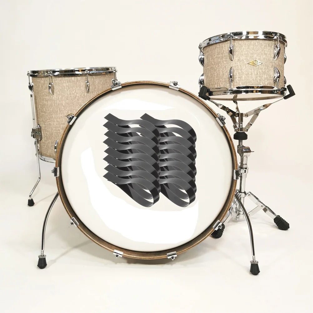 

4Pcs Snare Drum Spring Wire Straps Secure Wire Positioning Stylish Design Fits Most Drums Drum Components Replacement