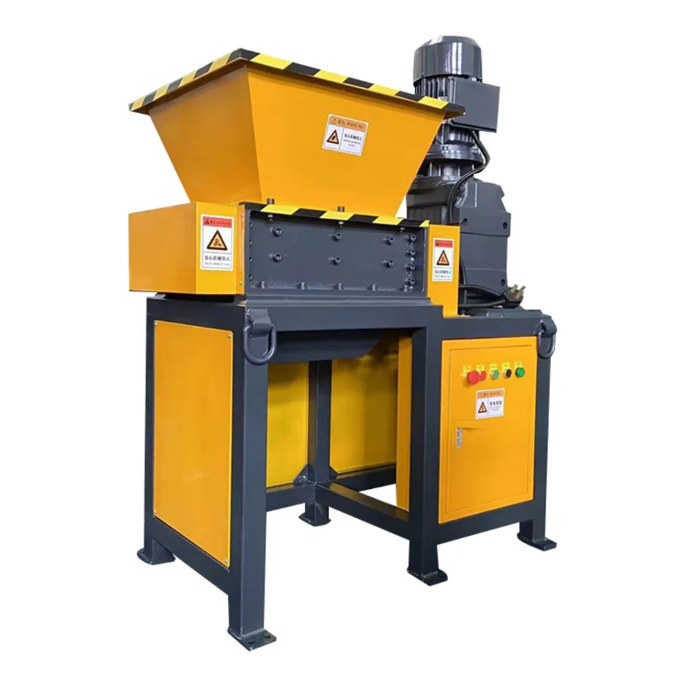 VANEST Small Scrap Metal Crusher Metal Plastic Double Shaft Shredder / Shredding Machine