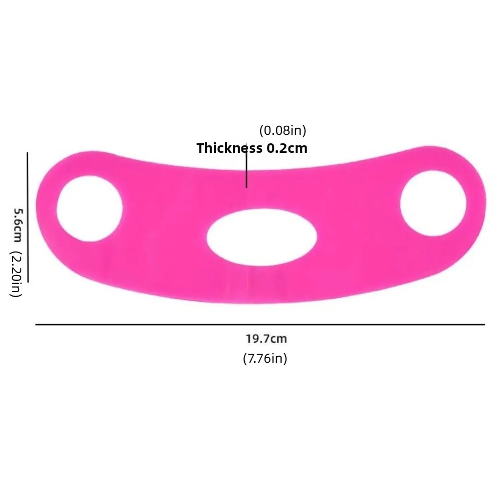 Skin Care Tool Silicone Face Strap Belt Mask Lift Up Elasticity Lift Oval Mask Reusable Anti-Wrinkle Face Slimming Strap Sleep