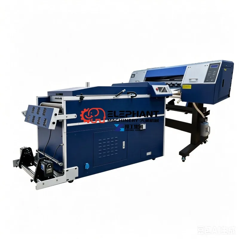 4 Head 60cm DTF Printer High Speed PET Film Heat Transfer Inkjet Machine for Commercial T-shirt Garment Custom Printing Business