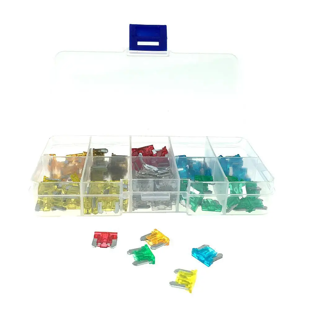 120x Assorted Car Truck Mini Low Profile Fuse Set 5/7.5/10/15/20/25/30 AMP