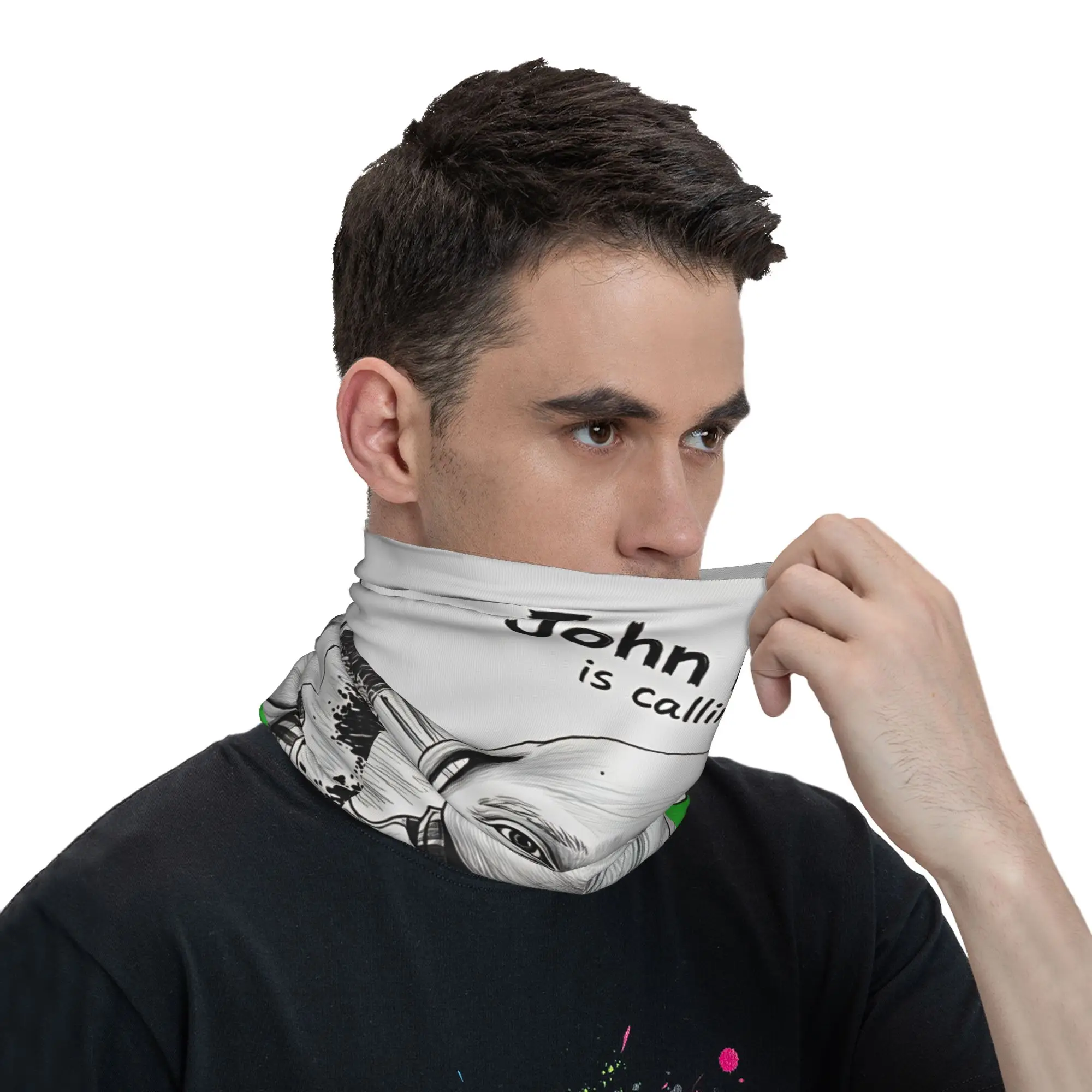 Outdoor Sport Balaclava John Pork Calling Cycling Mask Breathable Brainrot Meme Face Cover Mask y2k Cool Riding Scarf Bandana view 3