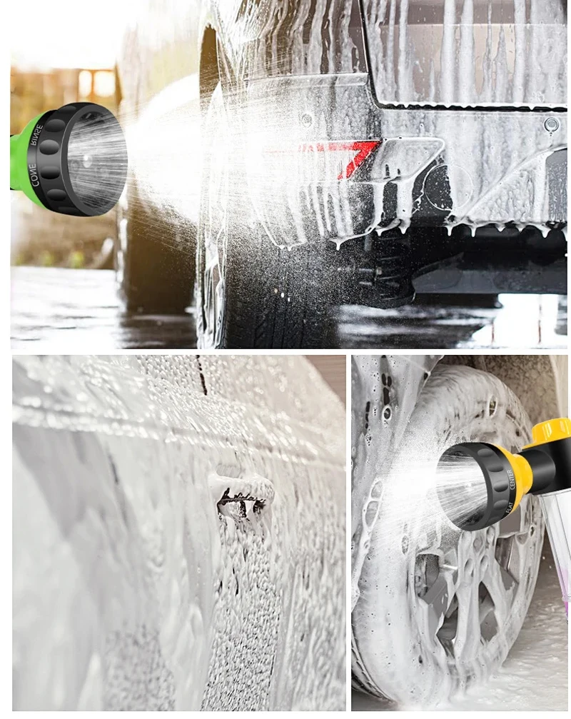 Multi-funktion hochdruck auto waschen wasser pistole schaum sprüher sprühflasche haushalt Wasser Pistole Tragbare Auto Waschmaschine Sprayer – Detail 13