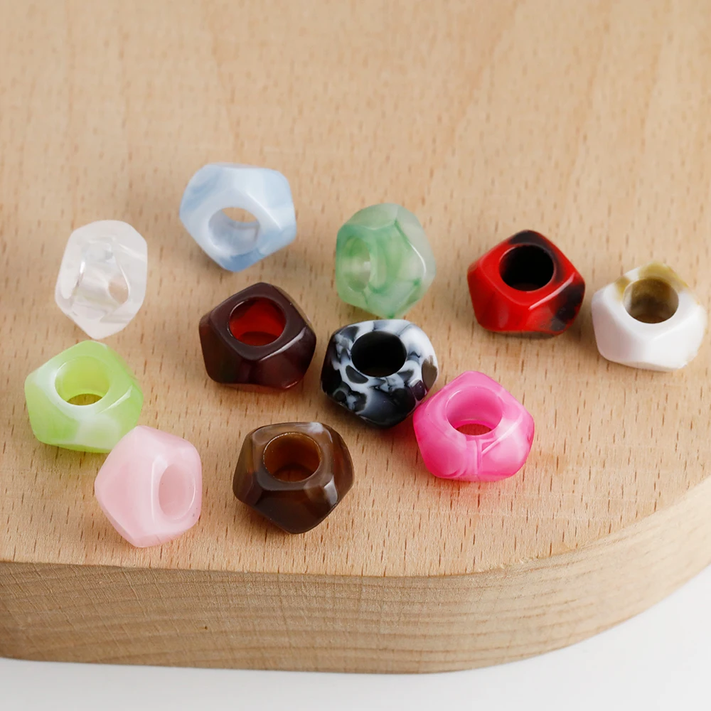 

Cordial Design 700Pcs 13*7mm Handmade Round Marble Effect Acrylic Beads/DIY Jewelry Craft Components & Findings#20524