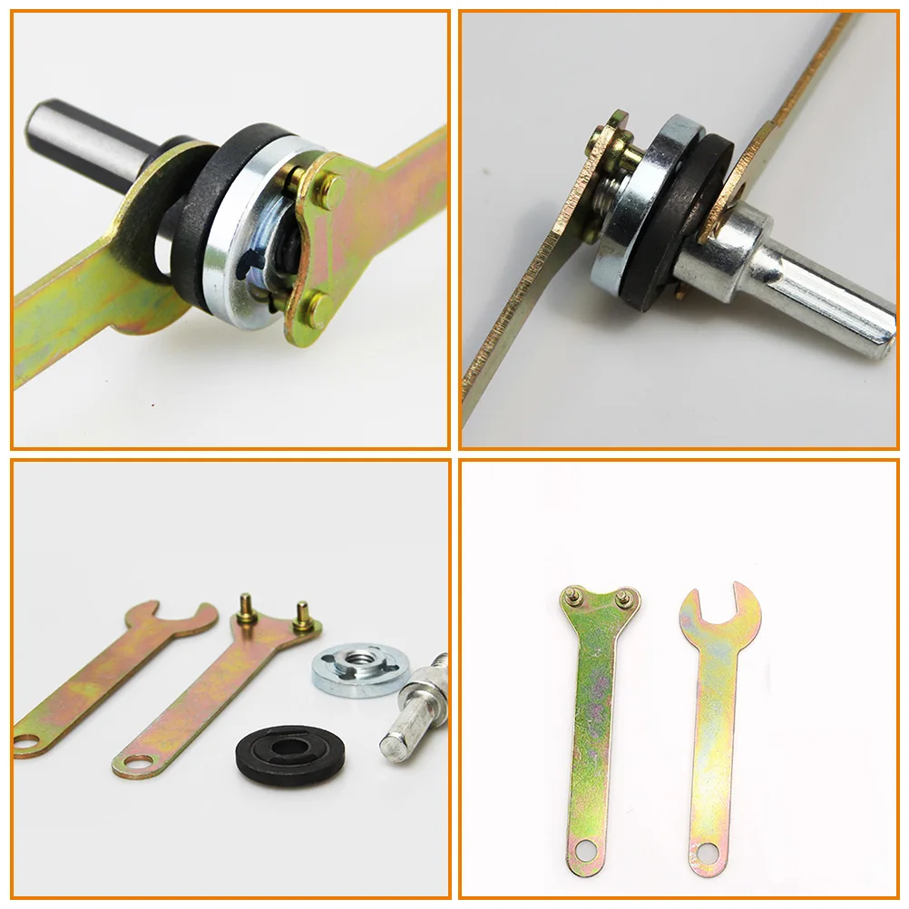 

Angle Durable Carbon Steel Angle Grinder Key Adjustable Pin Spanner Compatible Grinders Locknuts Polishing Crafts