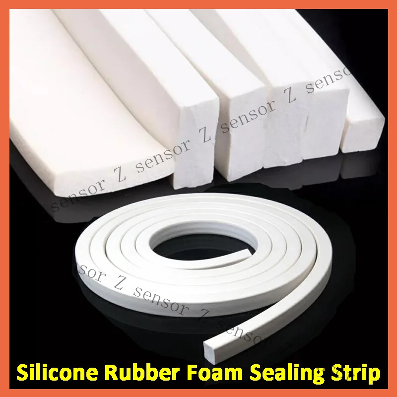 Z+ Rubber Foam Sealing Strip Square For Cabinet Door Seal Trim Gasket 3mm - 30mm