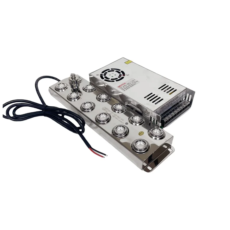 เครื่องฉีดน้ําอัลตราโซนิกแบบพกพา 1.7mhz เครื่องทําหมอกเซรามิกสําหรับสเปรย์สระว่ายน้ําแนวนอน